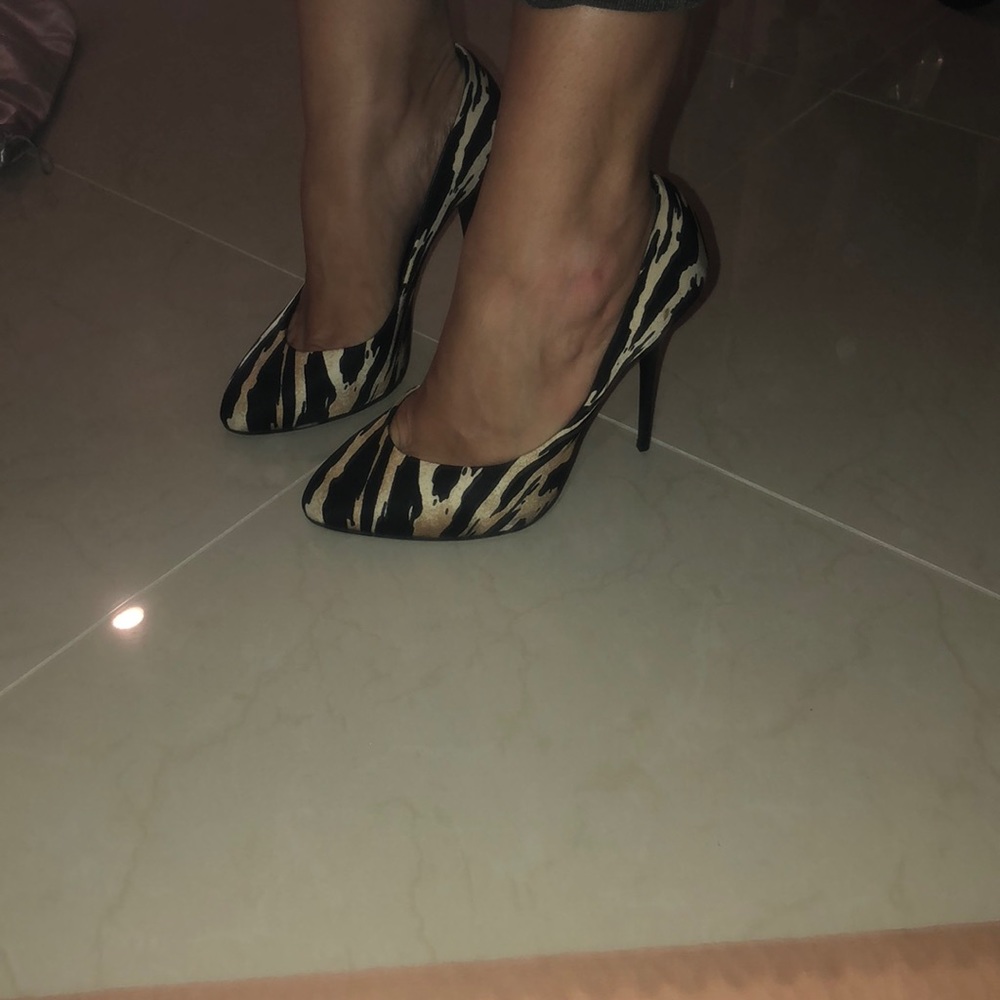 Giuseppe Zanotti animal stripe pumps